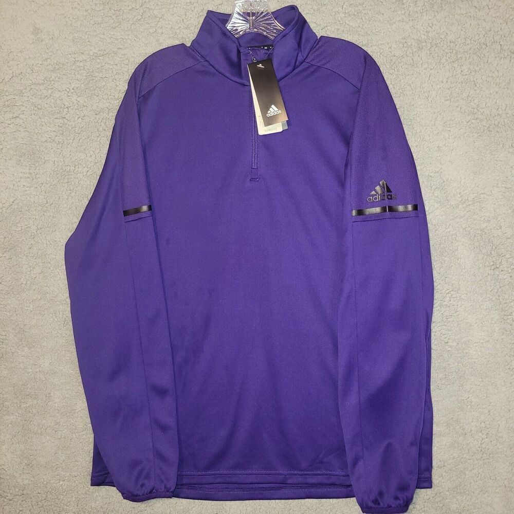 Adidas Mens 1/4 Zip‎ Jacket Pullover M Collegiate Workout Athletic Wear Unisex